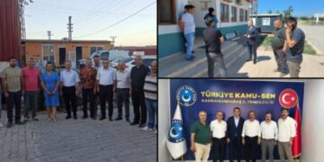 Genel Başkanlarımız Deprem Bölgesinde Vatandaşlarımız ve Kamu Görevlileri İle Bir Araya Geldi