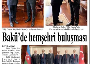 Bakü’ de Hemşeri Buluşması