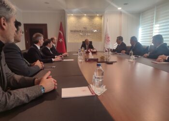 ÇALIŞMA VE SOSYAL GÜVENLİK BAKANI VEDAT BİLGİN’İ ZİYARET ETTİK