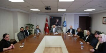 MEB’de Görev Yapan Kamu Şefleri, Genel Başkanımız Talip Geylan’ı Ziyaret Etti.