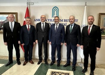 Genel Başkan Geylan Ankara Yıldırım Beyazıt Üniversitesi Rektörü Prof. Dr. Ali Cengiz Köseoğlu’nu Ziyaret Etti.