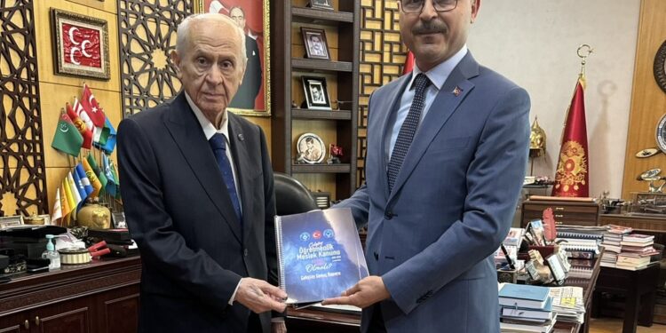 Genel Başkanımız Talip Geylan, MHP Genel Başkanı Sayın Devlet Bahçeli’yi Ziyaret Etti.