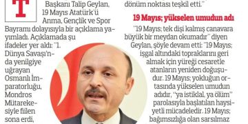 Vazifemiz; Türk İstiklal ve Cumhuriyetini Korumak – Türkgün